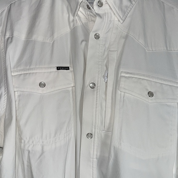 Poncho the iceman long sleeve shirt with pearl snaps size large - Picture 2 of 7